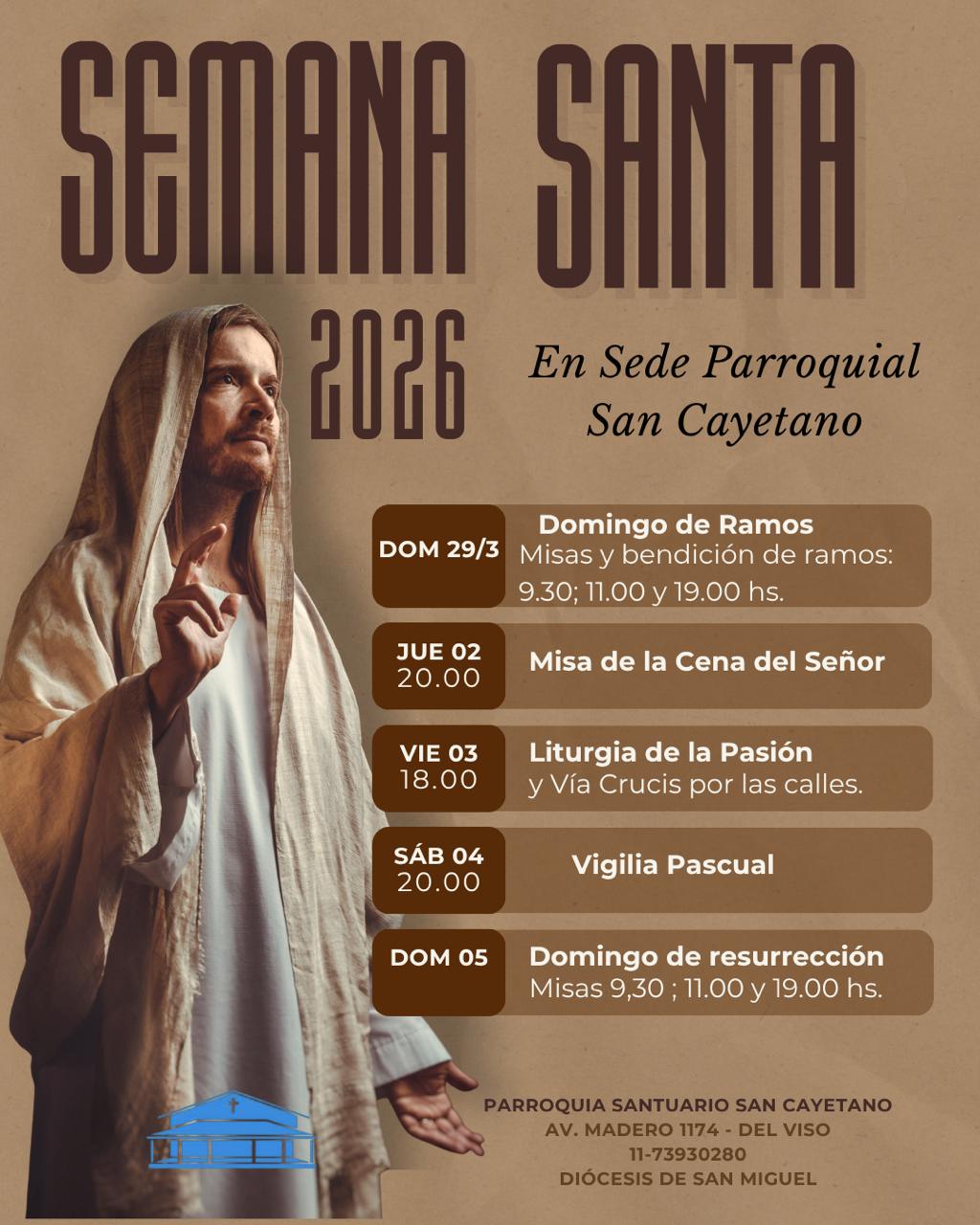 Flyer de Semana Santa