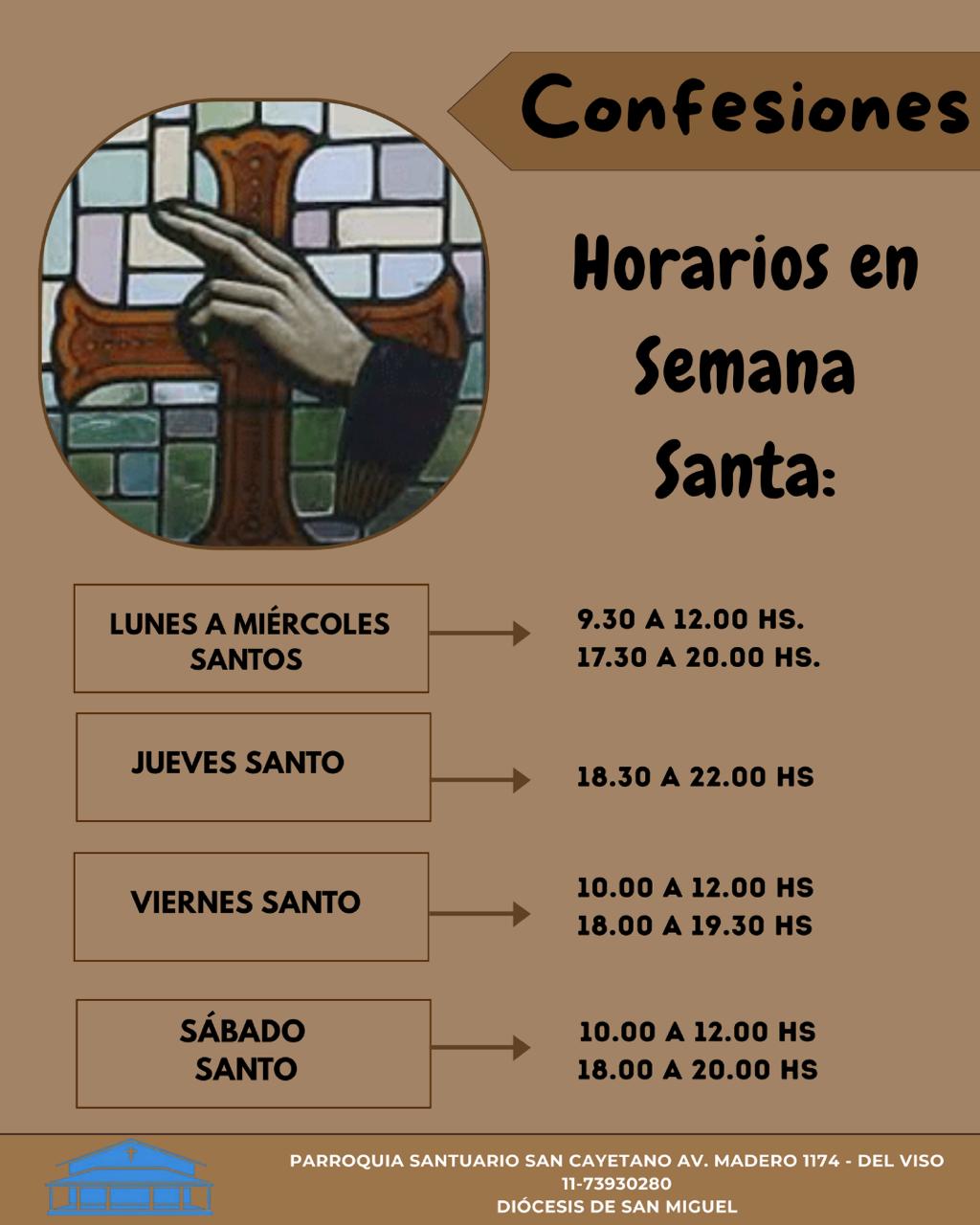 Flyer de confesiones